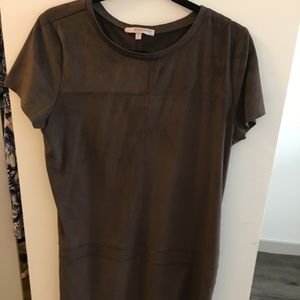 Lavender Brown T-shirt dress